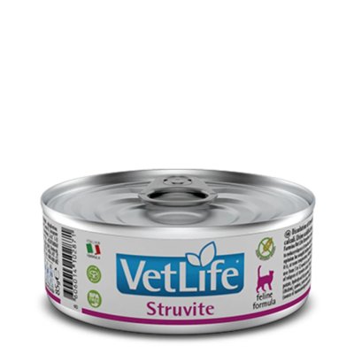 Farmina Vet Life Struvite Влажный корм (консервы) для кошек при мочекаменной болезни, 85 гр.