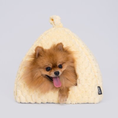 RURRI Дом Софт для собак и кошек, 35х35х30 см, желтый