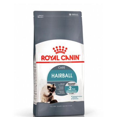 Royal Canin Hairball Care Сухой корм для взрослых кошек для профилактики образования волосяных комочков в ЖКТ, 2 кг