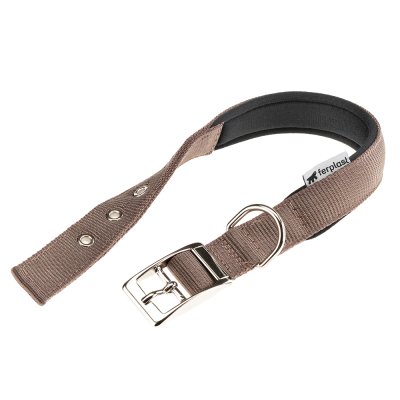 Ferplast Ошейник для собак на мягкой подкладке Daytona, ширина 2 см, длина 51 см, коричневый
