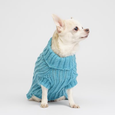 RURRI Свитер для кошек и собак, S, голубой