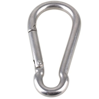 Pet line Карабин для собак, 70х7 мм, серый