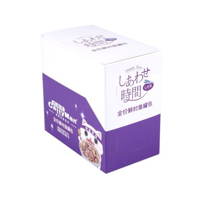 CATTYMAN Влажный корм (пауч) для устранения неприятного запаха туалета у кошек и котят, на основе анчоуса и тихоокеанского тунца, 70 гр.