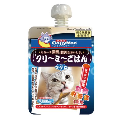 CATTYMAN Лакомство Сгущёнка на основе тихоокеанского тунца для кошек и котят, 100 гр.