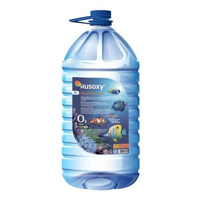 РУСОКСИ Вода для флоры и фауны комнатных аквариумов, 10 л