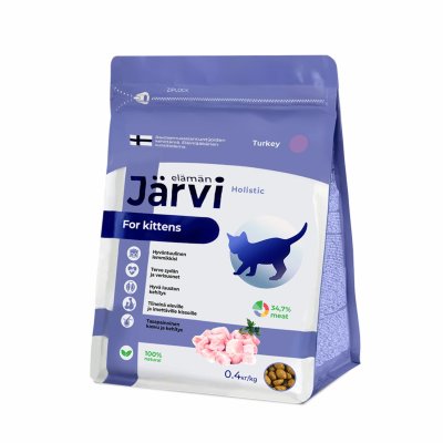 Холистики Jarvi Сухой корм для котят с индейкой (400 г)