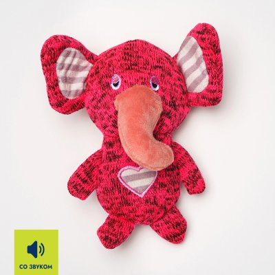 RURRI Игрушка для собак Слоник, 17х16х7 см