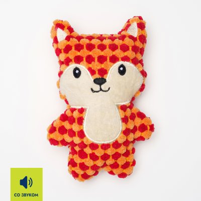 RURRI Игрушка для собак Лисенок, 13х9х4 см