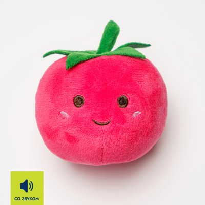 RURRI Игрушка для собак Помидор, 10х9,5х9,5 см