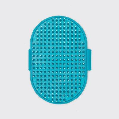 Petmax Щетка резиновая на руку с каплей для кошек и собак со средней и длинной шерстью, 26х13 см