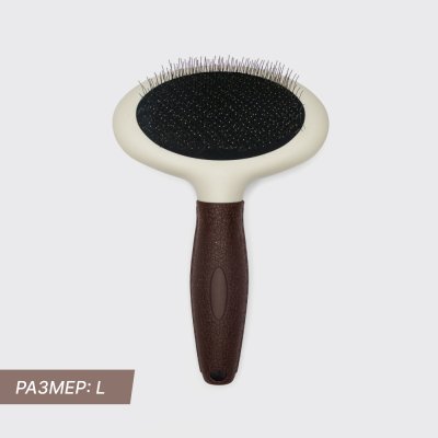 RURRI Пуходерка для шерсти кошек и собак, L, 19,5х12,5 см