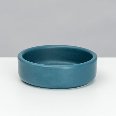 Petmax Миска керамическая для грызунов Кролик, 100 мл, синий