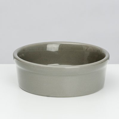 Petmax Миска керамическая для грызунов Тыква и салат, 240 мл, серый