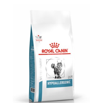 Royal Canin Hypoallergenic Сухой диетический корм при пищевой аллергии или пищевой непереносимости некоторых ингредиентов у кошек, 2 кг