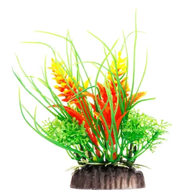 Aquafantasy Декор для аквариумов Композиция искусственных растений, 6x3 см