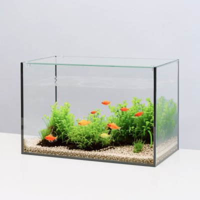 WATERA Аквариум (40х21х26 см) с покровным стеклом, 20 л