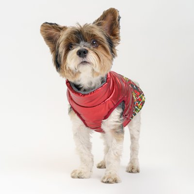 Petmax Куртка для собак на замке, XL, красная