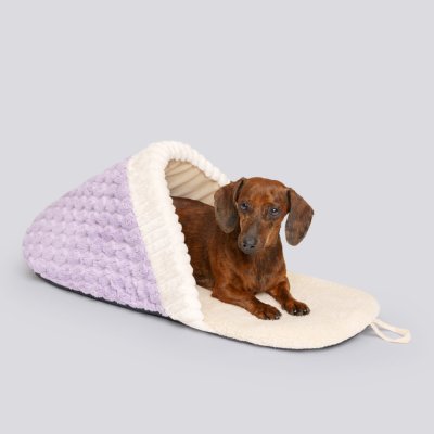 RURRI Лежак-тапок для кошек и собак Софт, 65х25 см, сиреневый