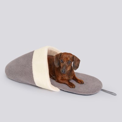 RURRI Лежак-тапок для кошек и собак Классик, 65х25 см, серый