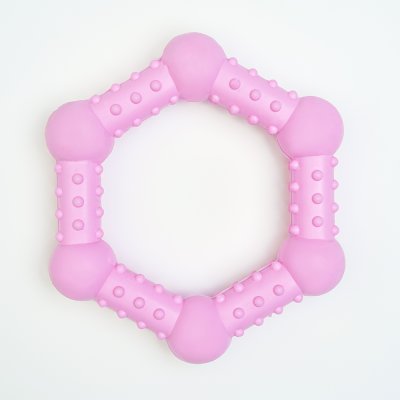 Pet hobby Игрушка для собак Кольцо Молекула с шипами, 12х11х2,5 см