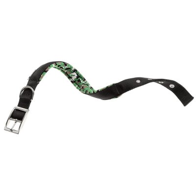 Ferplast Ошейник для собак Daytona Fantasy, обхват шеи 35-40 см, ширина 1,5 см, черный