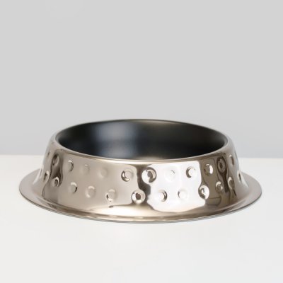 RURRI Миска для кошек и собак Colorfill candy, 400 мл, диаметр 20 см, черная