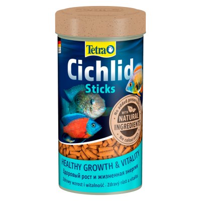 Tetra Cichlid Sticks корм для рыб в гранулах, 250 мл
