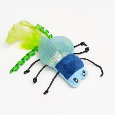 RURRI Игрушка для кошек Насекомое, 13х4,5х3см