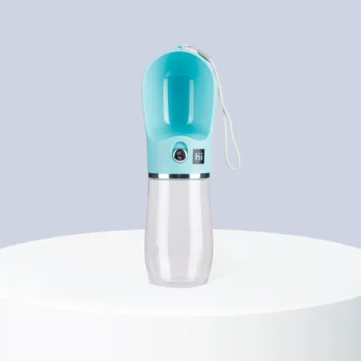 HiPet Бутылка для воды для кошек и собак, 380 мл, мятный