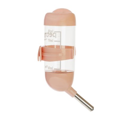 Petmax Поилка для грызунов, 80 мл, розовая