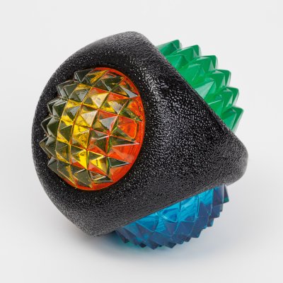 RURRI Игрушка для собак Мячик светящийся, 7 см