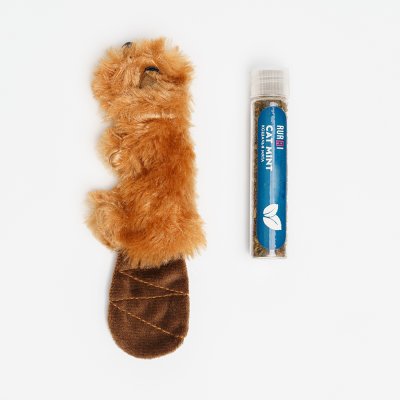 RURRI Игрушка для кошек Бобренок, 16х5 см