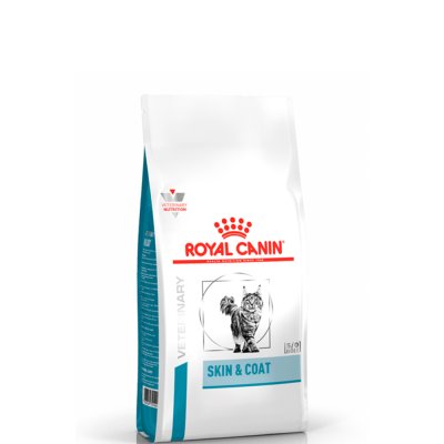 Royal Canin Skin & Coat Сухой диетический корм для кошек после стерилизации, предназначенный для поддержания защитных функций кожи при дерматозах и чрезмерном выпадении шерсти, 350 гр.