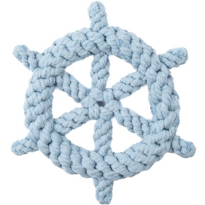 Игрушка для собак Mr.Kranch Штурвал из каната фиолетовый 20см