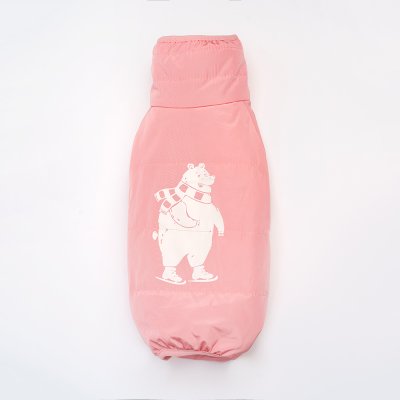 Petmax Комбинезон с медведем для собак, M, терракотовый (девочка)