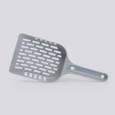 RURRI Совок для уборки кошачьего туалета, 24х10 см, серый