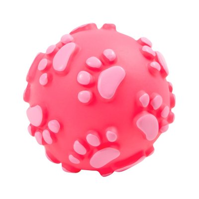 Игрушка для собак TRIOL Мяч с лапками из винила d 6см
