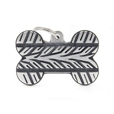 My family Адресник для собак и кошек Косточка Проектор, 3,1х4,8 см