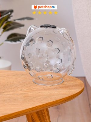 Лекарственные препараты PETSHOP Намордник шлем прозрачный для кошек “Лунтик” (50 г)