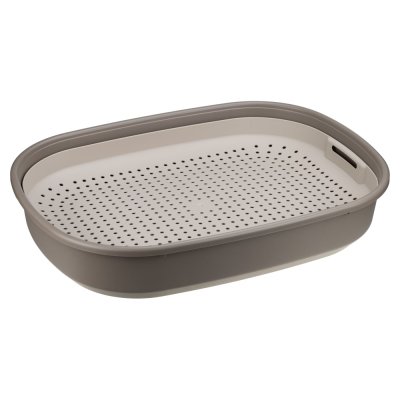 Туалет для кошек Foxie Grace с сеткой 46,5х34,5х9,5см капучино