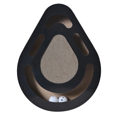 Когтеточка для кошек Foxie Drop с игровым треком 33х43х6см картон