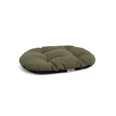 Матрас для животных Foxie Fuzzy oval 65х42см овальный с мехом, пастельный зеленый