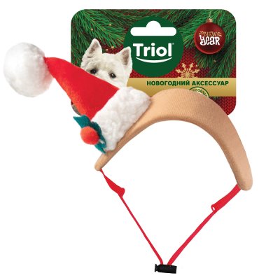 Аксессуар для животных TRIOL New Year Шляпка, 190х120мм