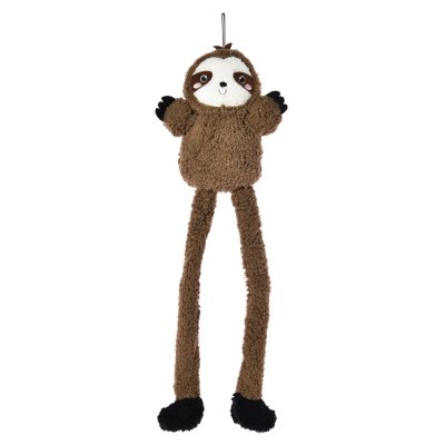 Игрушка для собак Foxie Ленивец с длинными ногами, пищалкой и шуршалкой 22х71см плюш