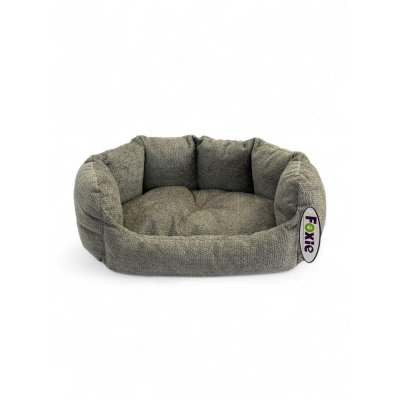 Лежак для животных Foxie Prime lounge 43х36см овальный пыльно-серый