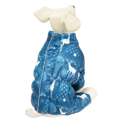 Комбинезон для собак TRIOL Олень XS, зимний с молнией на спине размер 20см