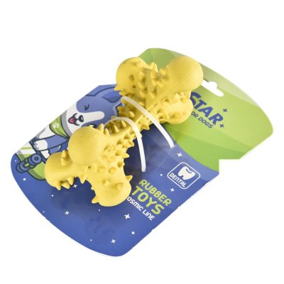 Игрушка для собак PET STAR Косточка игольчатая 14см