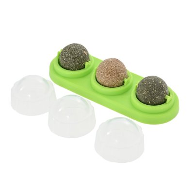 Игрушка для кошек Foxie Набор из 3 шариков-лакомств (кошачья мята, мататаби, плоды мататаби) 14х4см