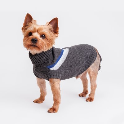 RURRI Свитер для кошек и собак, S, черно-синий