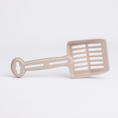 Georplast Совок для туалета для кошек, 26x10 см, бежевый